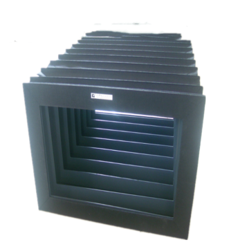 High-Quality Fire Resistant Waterproof Oil-Proof Folding Bellows Cover for Squares