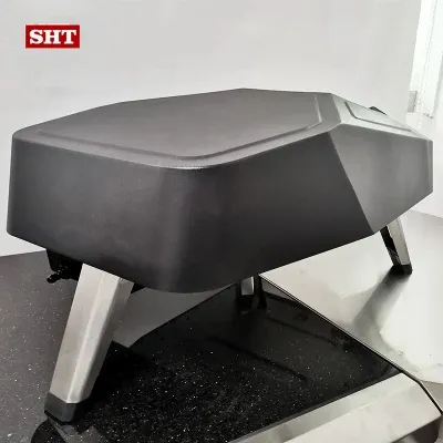 Home Use Bake Oven Pizza Stainless Steel Tabletop Pizza Oven Portable