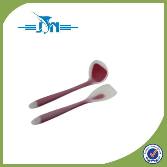 Plastic wooden kitchen utensils