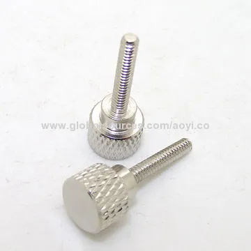 Cheese Head Knurled Screws, OEM and ODM Orders Welcomed