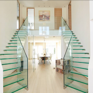 Antiskidding Laminated Glass Price For Staircase Tread