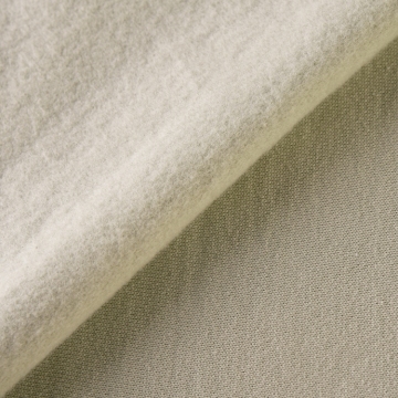 Tessuto 100% spugna di cotone tinta unita in pile
