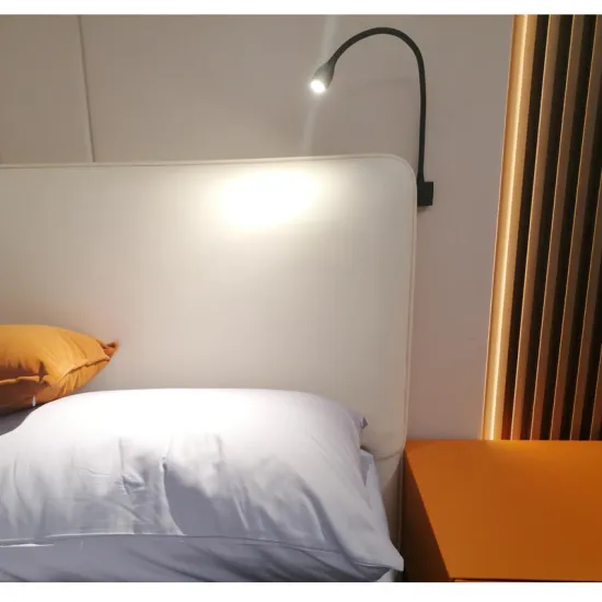 Hotel Bedroom Wall-Mounted Reading Light with 3W USB Charger and Extended Lifespan