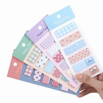 Notepaper, customized sizes and designs are accepted