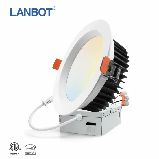 ETL Certified LED Recessed Downlights: 4/5/6/7/8 Inch IP65 Waterproof SMD LED Downlights for Ceiling Installation