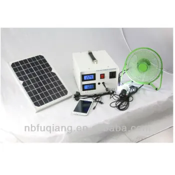 FQ-980WS1 portable ligting and mobile charging 80W solar system for home with invert