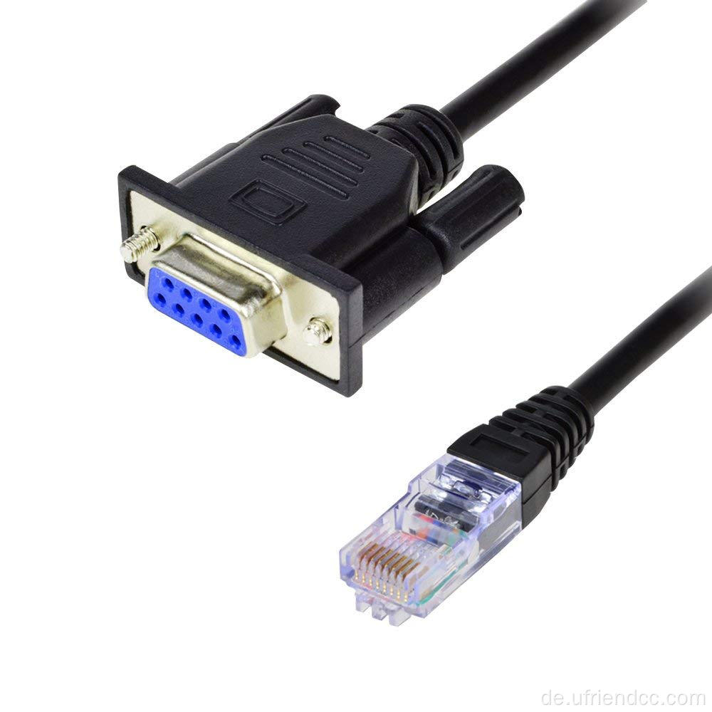 Serienhafen weiblich zu RJ45 Female Cat5 Ethernet