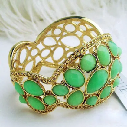 2012 Newest Rose Gold Bracelet Turquoise Bracelet Wgb-148-38