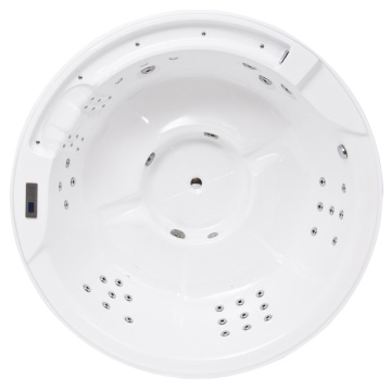2016 Hot sale fashion round whirlpool spa tub Italy style for outdoor garden hot tub spa