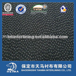 Tianma 100% polyester woven fusible interfacing fabric 8312