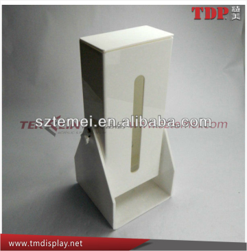 creative fashional revolving Acrylic tissue box plexiglass tissue box funny tissue box for dental unit