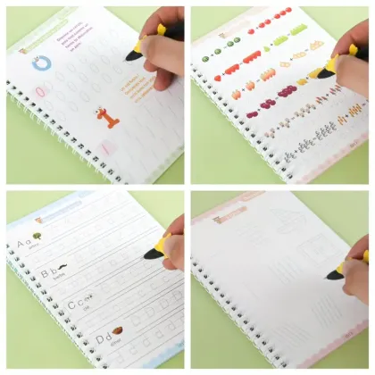 Magic Book: French Educational Practice Copybook for Children