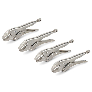 YUHANG 5 Inch Curved Jaw Locking Pliers 4-Pack