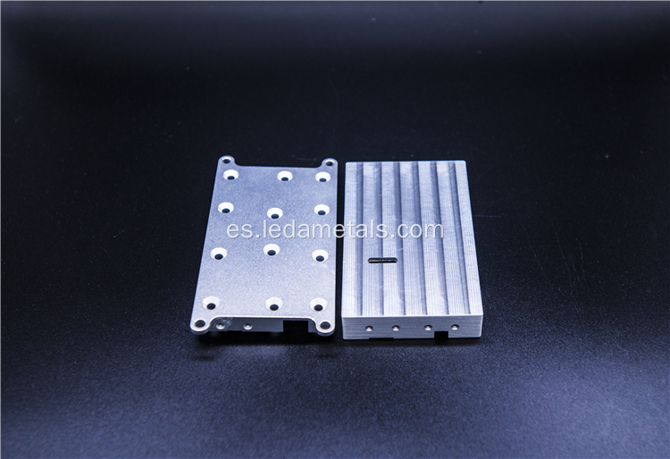 Cajas de cavidad interna de mecanizado CNC de precisión de aluminio