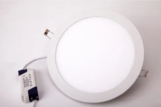 High Power 18w Office Round Led Panel Light 1600lm , 2800k - 3800k