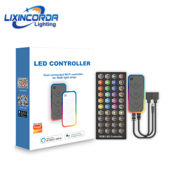 2023 Hot Tuya Smart WiFi LEDストリップコントローラー-RGB 4PINまたはRGBW 5PIN