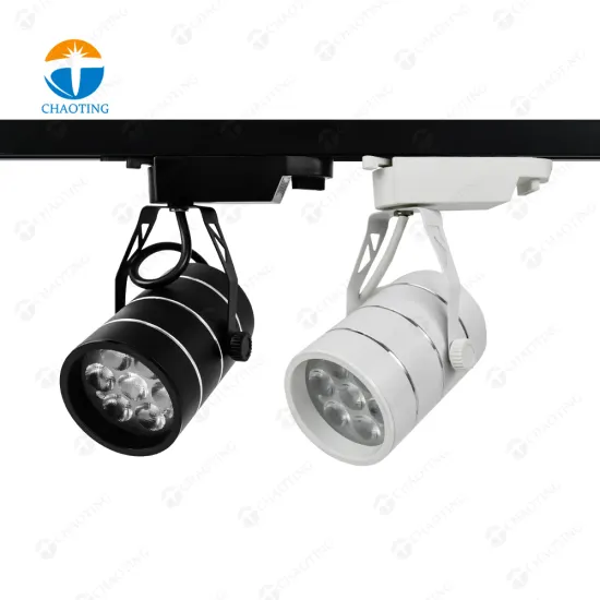 Commercial Clothing Store LED Track Lights - Aluminum Adjustable Spotlights 7W-18W CC-T 3000K-6000K Black