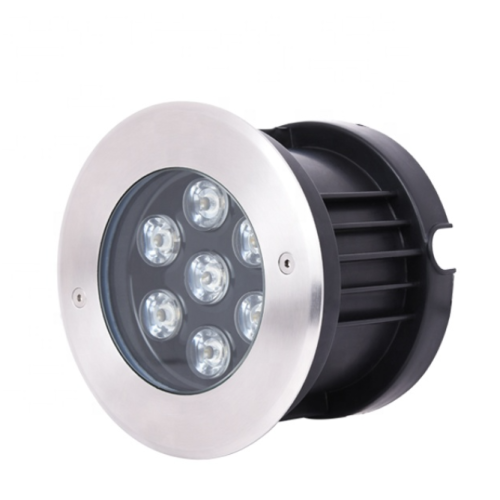 Lâmpada LED enterrada RGB IP67 para jardim