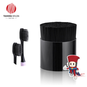 PET tapered filament for toothbrush