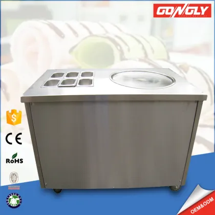 Machine manufacturers new products fried ice cream machine mesin ais krim goreng