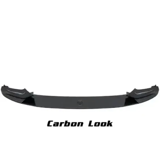 Hot Sale MP Style Glossy Black Carbon Look Front Bumper Lip for BMW 5 Series F10 Facelift Front Splitter