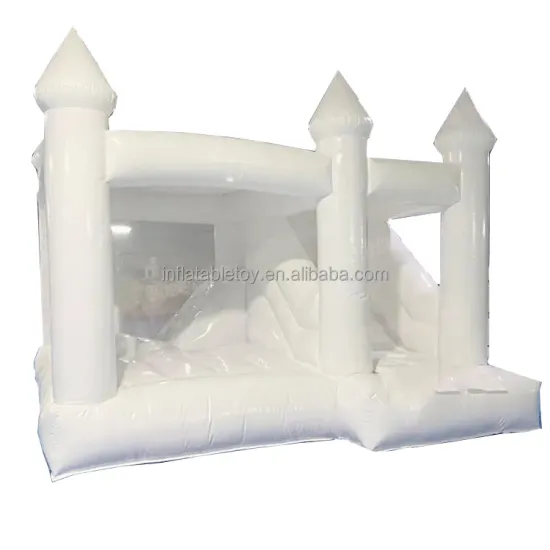 Inflatable Castle Bounce House: Jumping Bouncer with Slide for Kids and Adults Party