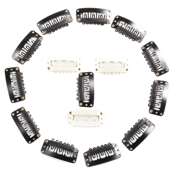 AliLeader Wholesale U-shape Black Color And White Color Metal Hair Clip
