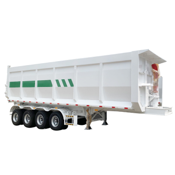 Eje 3-5 de alta calidad 60-80 toneladas 40 metros cúbicos Terno trasero de la parte trasera Dumper Tipper Tipper Railer