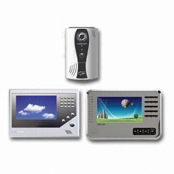 Door Phone System with RFID Devices, Indoor Monitor and Alarm Function