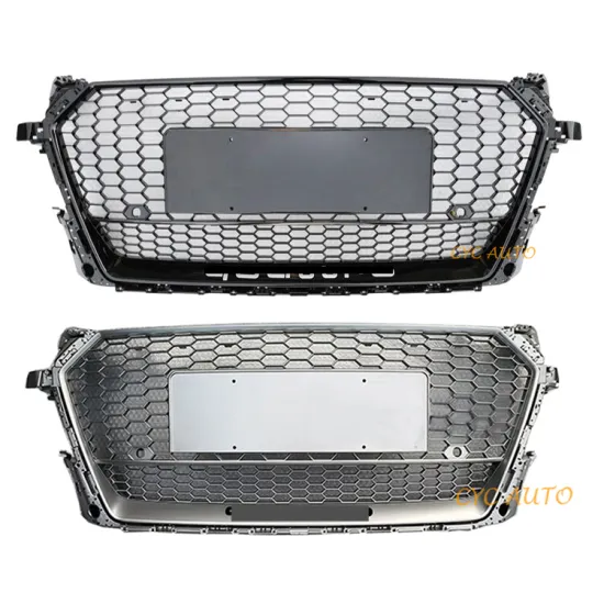 Silver Black Front Bumper Grille for Audi TT MK3 FV 2015-2020