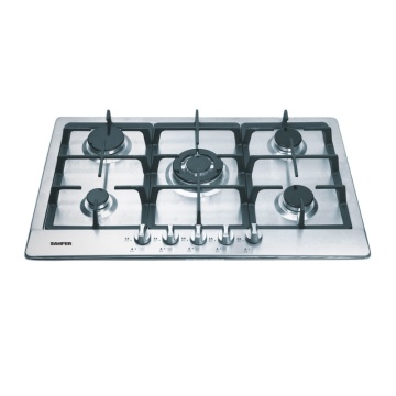 Stainless Steel 5 Burner Built-in Stoves & Cooktops