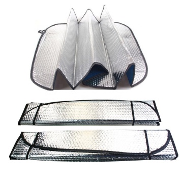 Customized UV Protection EPE Air Bubble Aluminum Film Folding Car Windshield Sun Shade