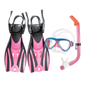Pinne immersioni regolabili e attrezzatura da snorkeling per bambini con logo personalizzato