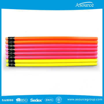 Teenager Use Neon Pencil with Eraser