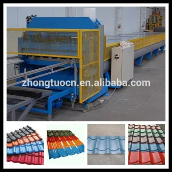 steel glazed tile roll forming machine price metal roof panel making machines steel plate rolling machine