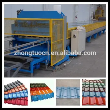 steel glazed tile roll forming machine price metal roof panel making machines steel plate rolling machine