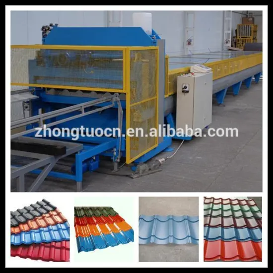 steel glazed tile roll forming machine price metal roof panel making machines steel plate rolling machine