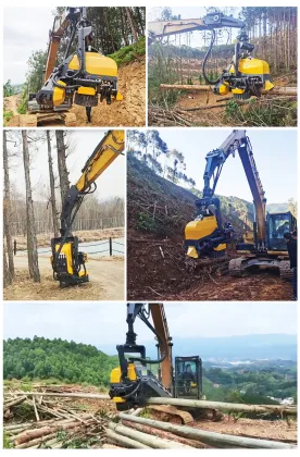 Tree Feller Cutter Harvester Machinery