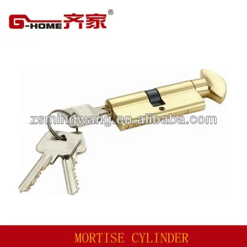 brass cylinder 70mm euro standard single side cylinder