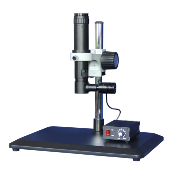 0.6X to 5X Magnification PCB Inspection Monocular Video Microscope with Zoom Lens