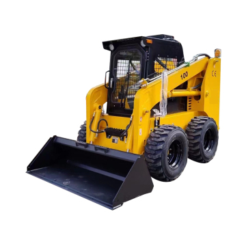 High Quality CG827 Electric Skid Steer Loader with Closed Sweeper Bucket