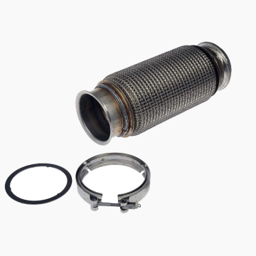 4 inci stainless steel knalpot fleksibel pipa di bawah