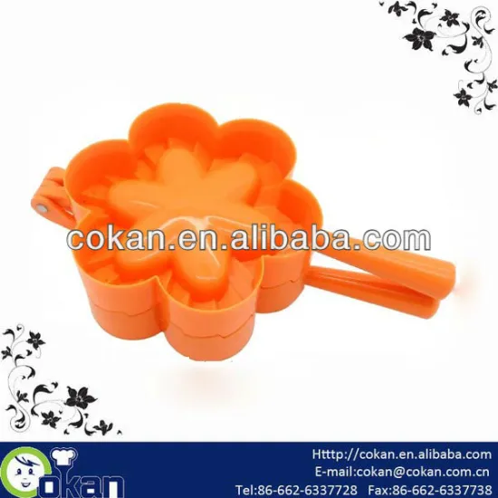 Dumpling Mould Food Grade Flower Shape Plastic Dumpling Mould CK-2038