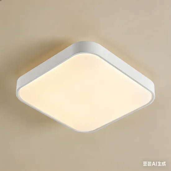 LED ceiling fixture for warm interiors.