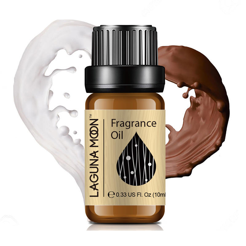 Lagunamoon 10ml Fragrance Oil Chocolate Essential Oil Milk Coconut Cucumber Patchouli Oil Air Fresh Diffuser Candle Soap Diy Oil