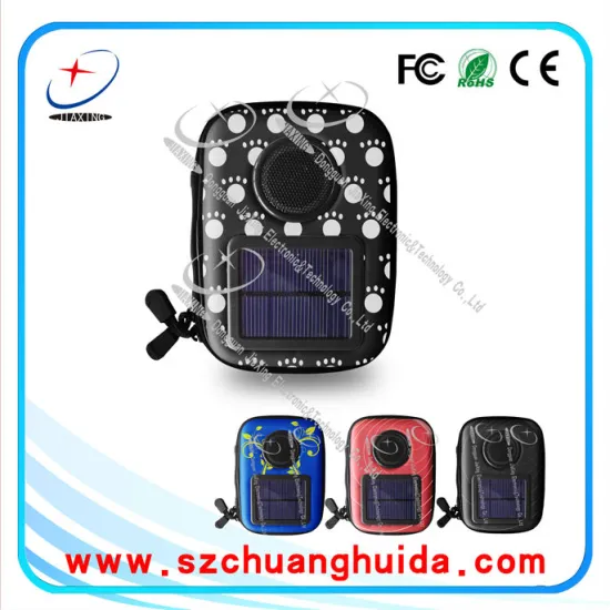 Solar speaker bag with factory price