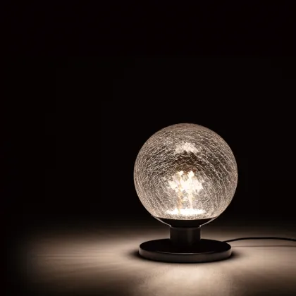 COMELY Cracked Glass Shade LED Ceiling Lamp