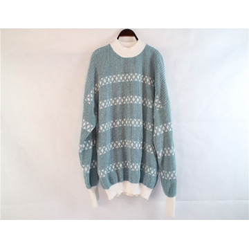 Pull doux en tricot vert clair