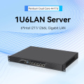Intel Pentium dan Core Series 6Lan 1U Server