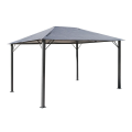 Gazebo Tirai Kalis Air Grand Grey Luar Moden Tahan Lama